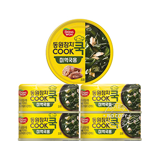동원 F&B 동원참치 쿡 미역국용100g 5개