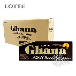 [박스]롯데가나마일드초코릿34g x 120입 당떨어질 때