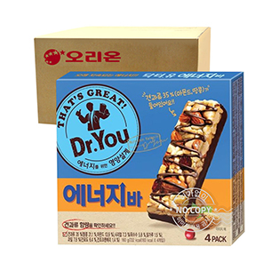 [박스]에너지바(4P)160g x  18입 당떨어질 때 달달한